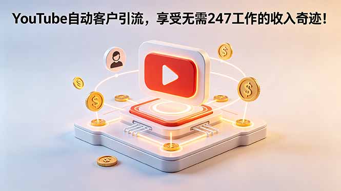 YouTube 自动客户引流,享受无需 247 工作的收入奇迹!【原创双语字幕】-初遇资源网