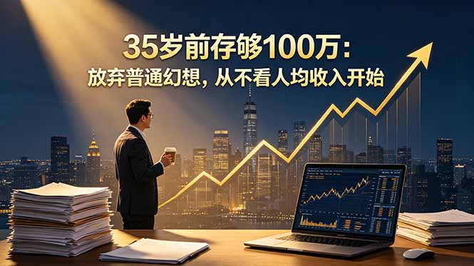 35岁前存够100万：放弃普通幻想，从不看人均收入开始-初遇资源网