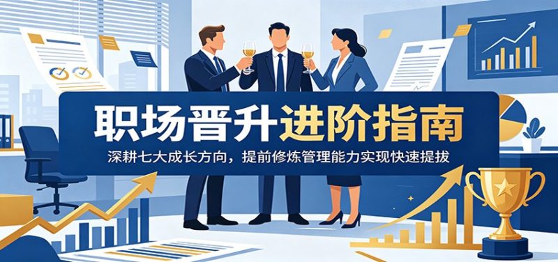 职场晋升进阶指南:深耕七大成长方向,提前修炼管理能力实现快速提拔-初遇资源网
