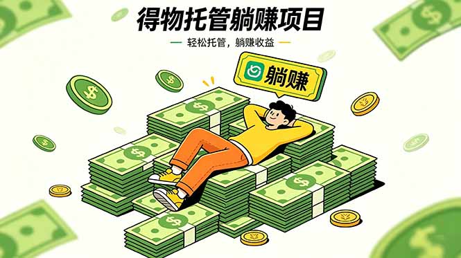 26年6月必做!得物视频激励项目,全自动运营单号月利润3600+-初遇资源网