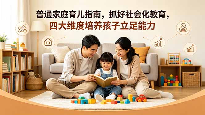 付费文章:普通家庭育儿指南,抓好社会化教育,四大维度培养孩子立足能力-初遇资源网
