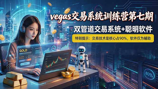【海外美金AI搬砖】Vegas交易技术+聪明软件, 黄金期货日赚50-1000U, 长期稳定,小白轻松上手-初遇资源网