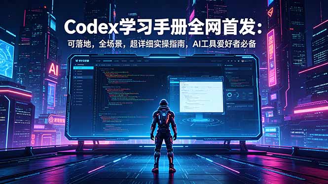 Codex学习手册全网首发:可落地,全场景,超详细实操指南,AI工具爱好者必备-初遇资源网