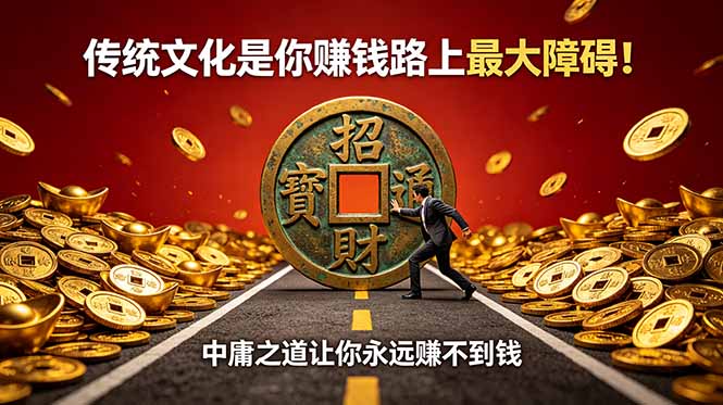 付费文章:传统文化是你赚钱路上最大障碍!中庸之道让你永远赚不到钱-初遇资源网