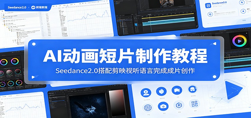 【福缘网创】AI动画短片制作教程：Seedance2.0搭配剪映视听语言完成成片创作 - 初遇资源网
