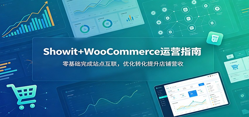 【福缘网创】Showit+WooCommerce运营指南：零基础完成站点互联，优化转化提升店铺营收 - 初遇资源网