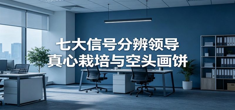 付费文章《七大信号分辨领导真心栽培与空头画饼》读懂管理背后人性逻辑-初遇资源网