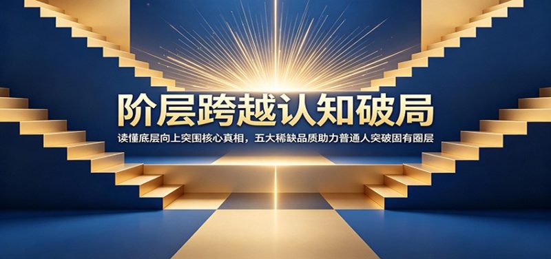 阶层跨越认知破局：读懂底层向上突围核心真相，五大稀缺品质助力普通人突破固有圈层-初遇资源网