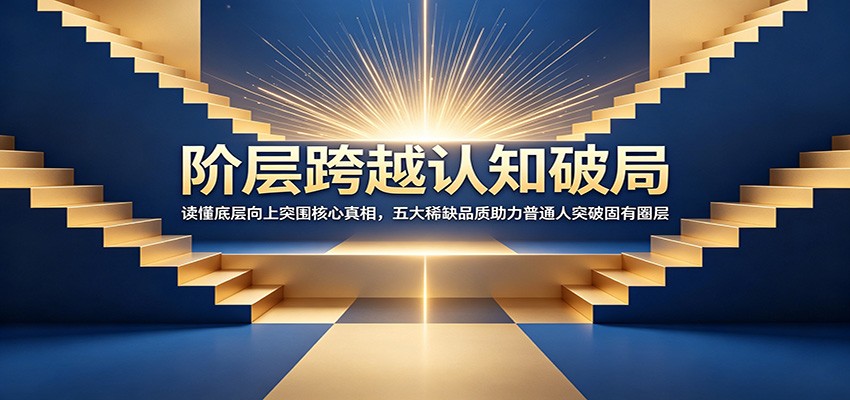 【福缘网创】阶层跨越认知破局：读懂底层向上突围核心真相，五大稀缺品质助力普通人突破固有圈层 - 初遇资源网
