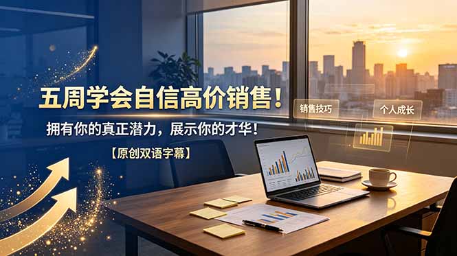 五周学会自信高价销售！拥有你的真正潜力，展示你的才华！【原创双语字幕】-初遇资源网