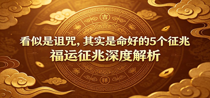 【福缘网创】付费文章：《看似是诅咒，其实是命好的5个征兆》福运征兆深度解析 - 初遇资源网