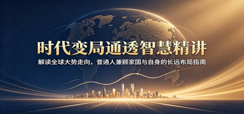 时代变局通透智慧精讲:解读全球大势走向,普通人兼顾家国与自身的长远布局指南-初遇资源网