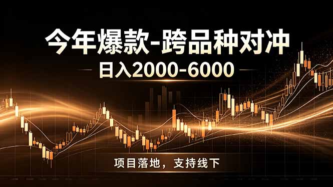 全新跨品种对冲模式上线！日稳定盈利 2000-6000，合规长久可批量放大-初遇资源网