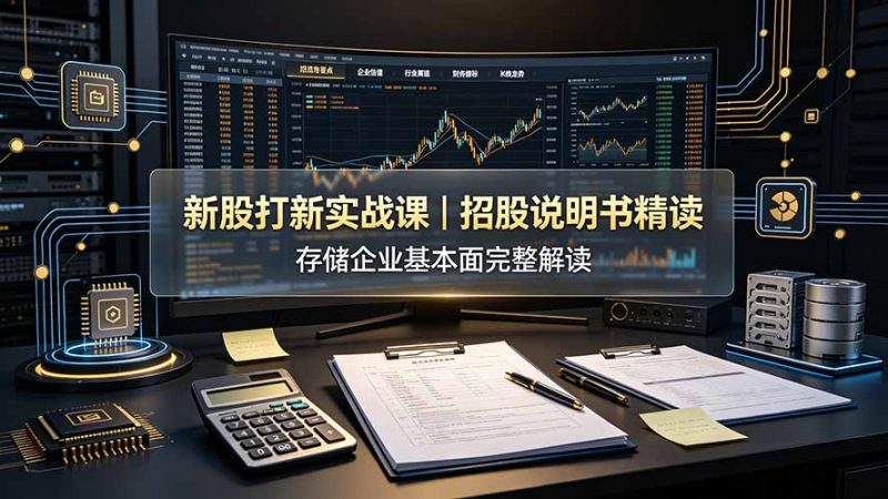 付费文章:新股打新实战课|招股说明书精读,存储企业基本面完整解读-初遇资源网