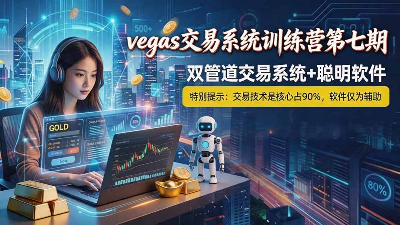 【3天学会手工单交易】Vegas交易技术+聪明软件,日赚50-1000U, 长期稳定,小白轻松上手-初遇资源网