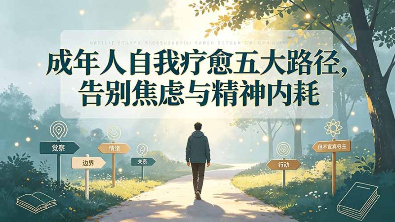 付费文章：成年人自我疗愈五大路径，告别焦虑与精神内耗-初遇资源网
