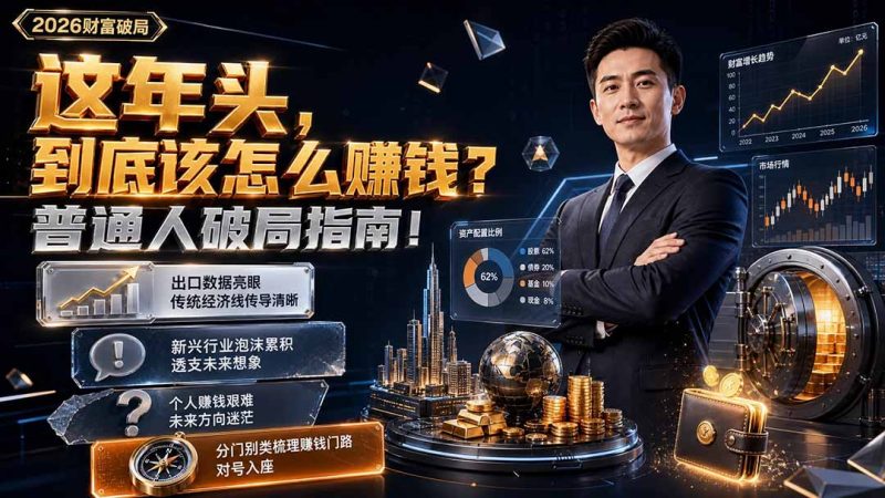 付费文章：这年头，到底该怎么赚钱？普通人破局指南！-初遇资源网