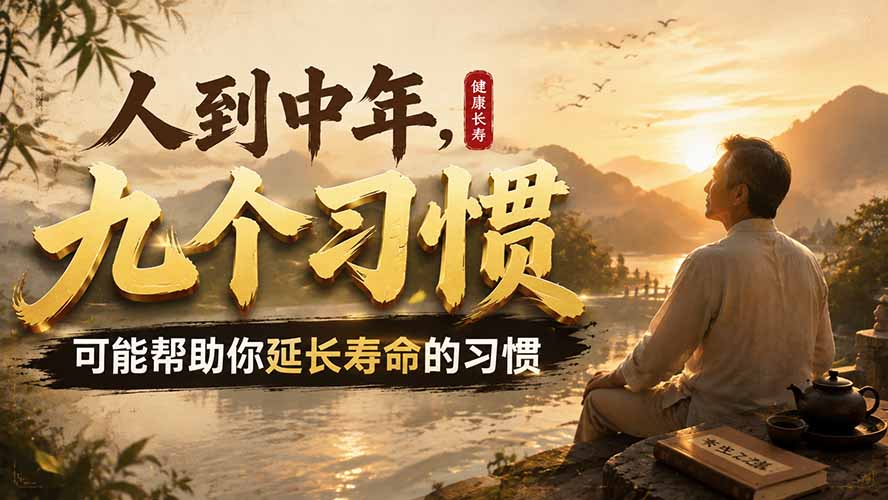 【中创网】付费文章：人到中年，九个可能帮助你延长寿命的习惯 - 初遇资源网