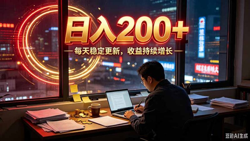 番茄达人变现新玩法,全自动运行 每日300+-初遇资源网