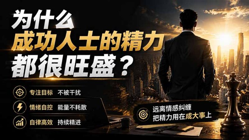 付费文章:为什么成功人士的精力都很旺盛?-初遇资源网