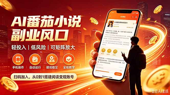 番茄达人变现新玩法,全自动运行 每日300+-初遇资源网