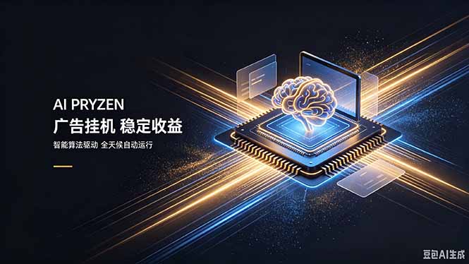 AI Pryzen 广告挂机|24小时自动跑,日入300-500,新手零门槛-初遇资源网