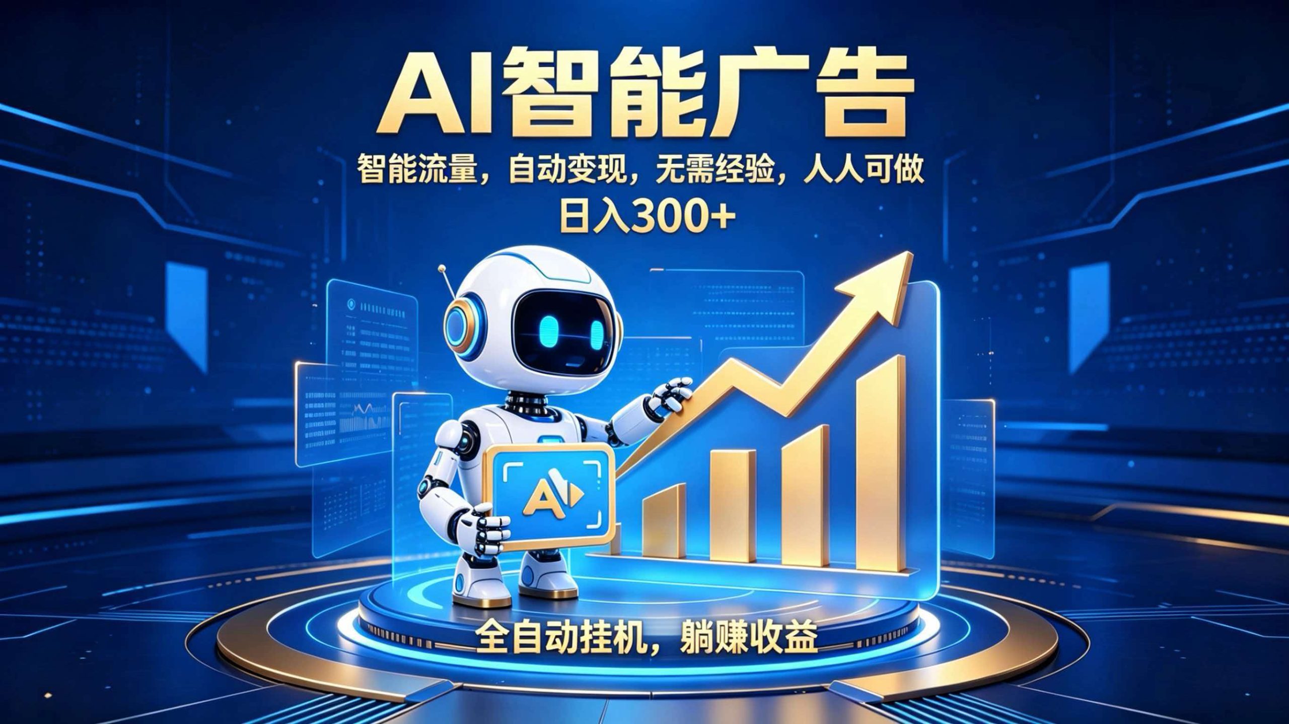 【中创网】轻资产新赛道,全自动AI广告,打造持续收益 - 初遇资源网