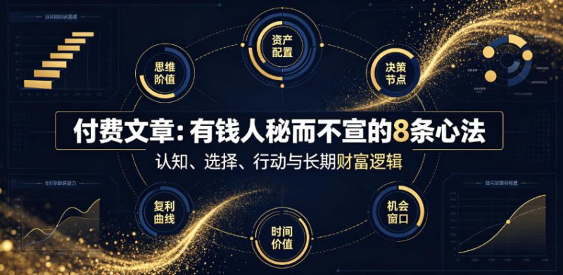付费文章:有钱人秘而不宣的8条心法-初遇资源网