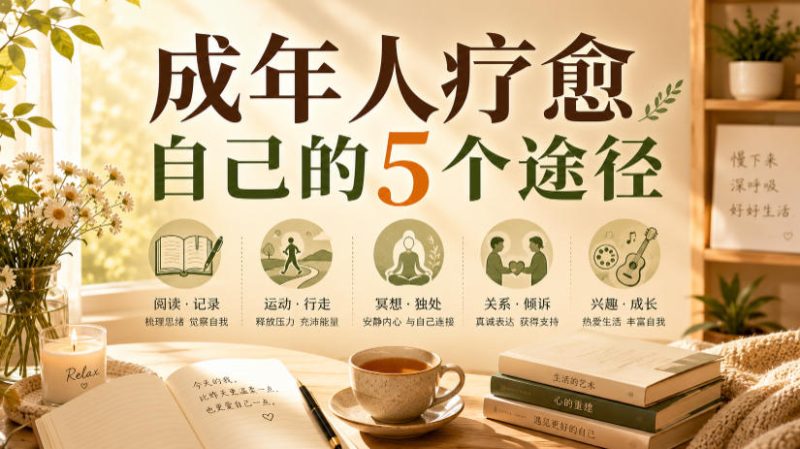 付费文章:成年人疗愈自己的5个途径-初遇资源网