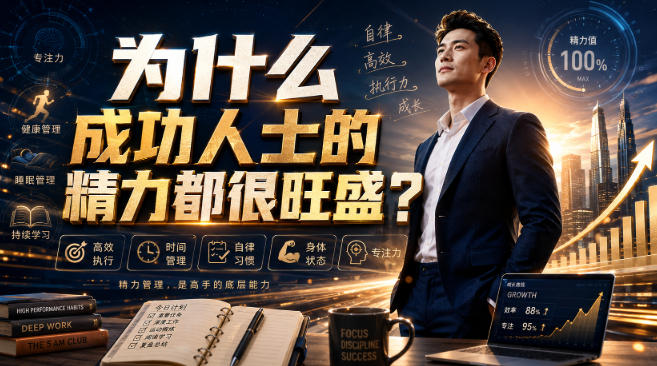 付费文章:为什么成功人士的精力都很旺盛?-初遇资源网