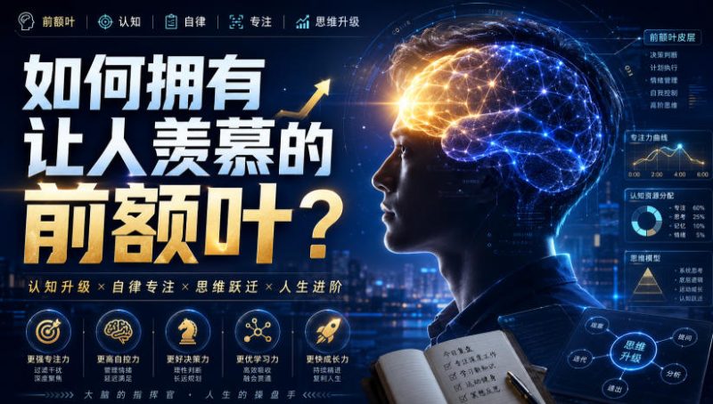 付费文:如何拥有让人羡慕的前额叶?-初遇资源网