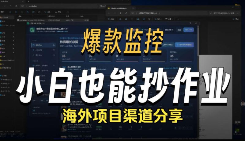 抖音爆款数据监控工具-初遇资源网