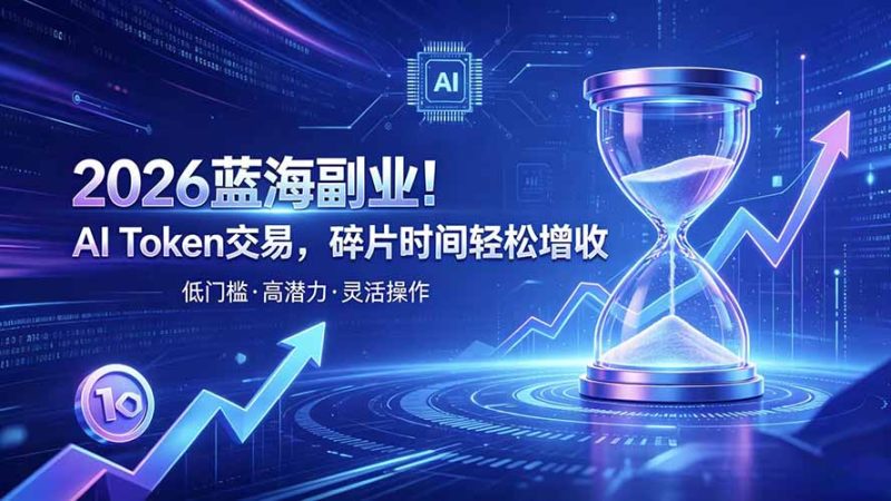 AI Token算力赛道!普通人可入局的数字副业-初遇资源网