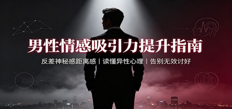 男性情感吸引力提升指南:反差神秘感距离感,读懂异性心理,告别无效讨好-初遇资源网