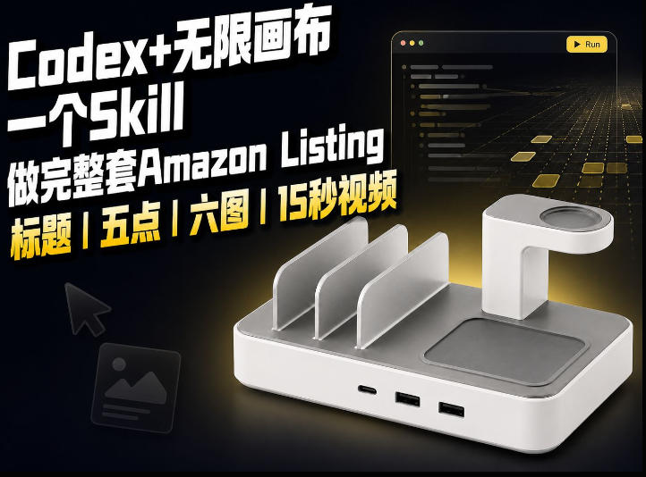 我用一个Codex Skill做完Amazon Listing:标题、五点、六图和视频全流程-初遇资源网