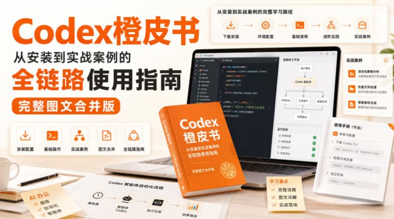 Codex橙皮书,从安装到实战案例的全链路使用指南,完整图文合并版-初遇资源网