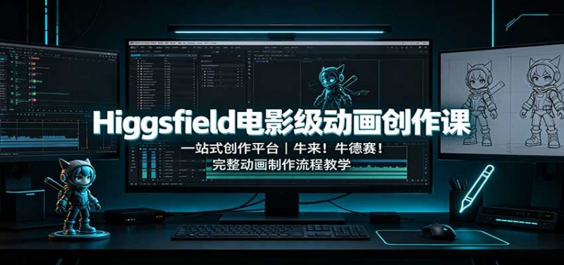 Higgsfield电影级动画创作课:一站式创作平台,牛来!牛德赛!完整动画制作流程教学-初遇资源网