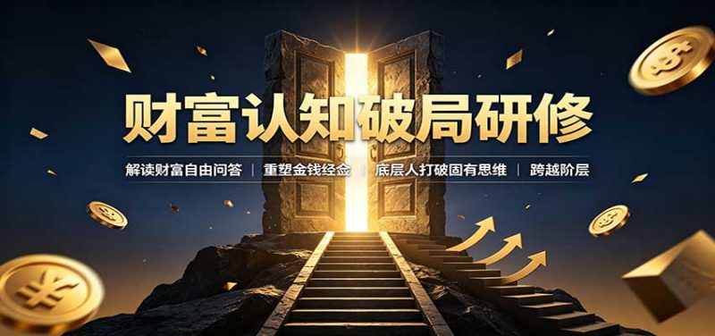 财富认知破局研修:解读"孙割",重塑金钱观念,底层人打破固有思维跨越阶层-初遇资源网