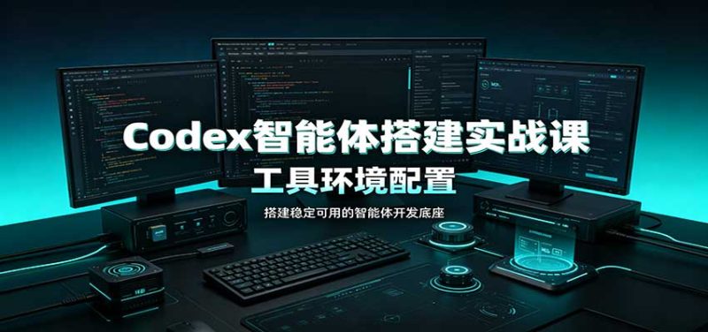 Codex智能体搭建实战课：工具环境配置，自定义技能开发，多业务自动化教学-初遇资源网