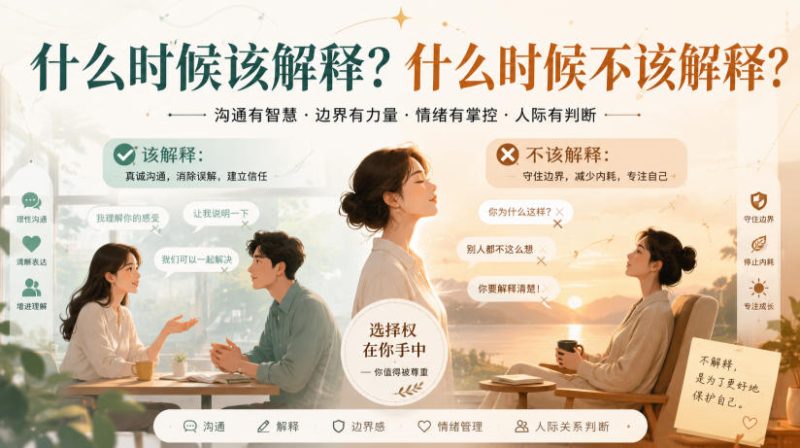 付费文章:什么时候该解释?什么时候不该解释?-初遇资源网