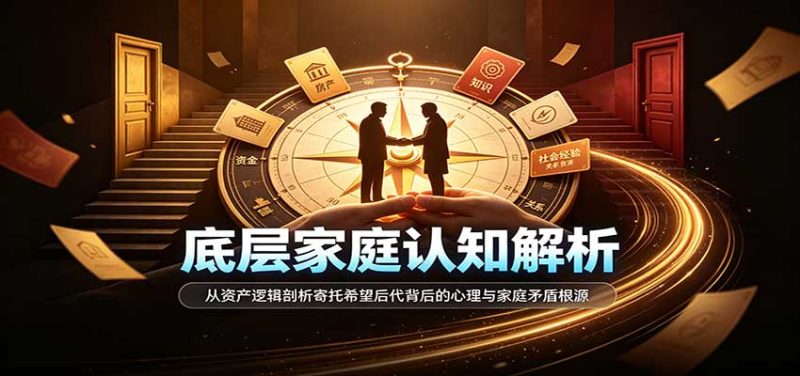 底层家庭认知解析：从资产逻辑剖析寄托希望后代背后的心理与家庭矛盾根源-初遇资源网
