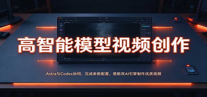 高智能模型视频创作：Astra与Codex协同，完成参数配置，借助双AI引擎制作优质视频 - 福缘网
