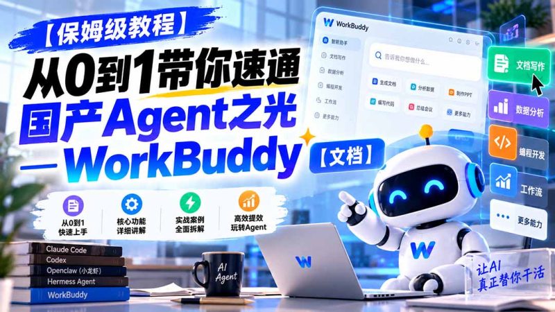 【保姆级教程】从0到1带你速通国产Agent之光—WorkBuddy【文档】-初遇资源网