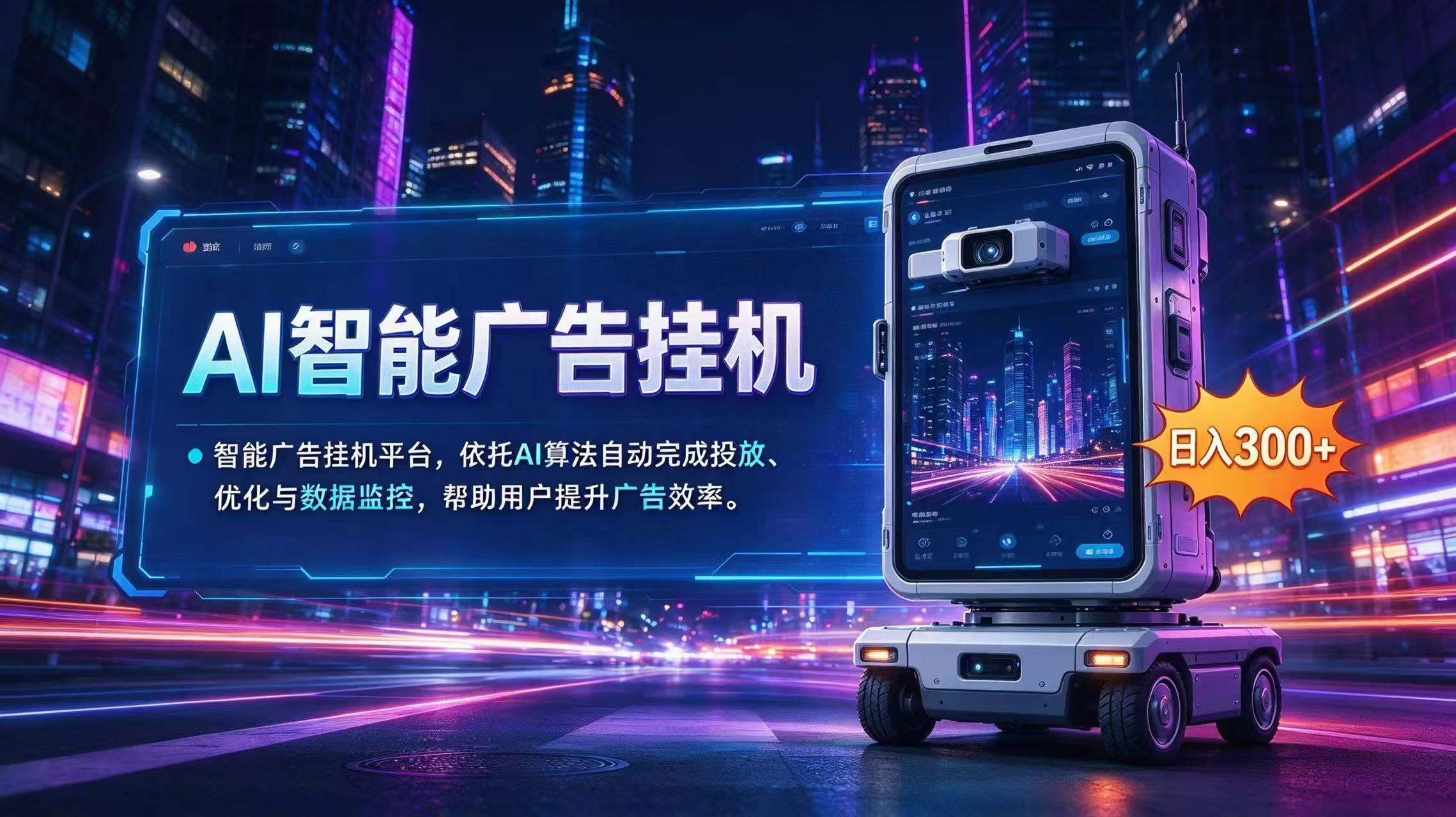 AI 智能广告挂机｜AI 自动运行，轻松托管广告任务 - 中创网