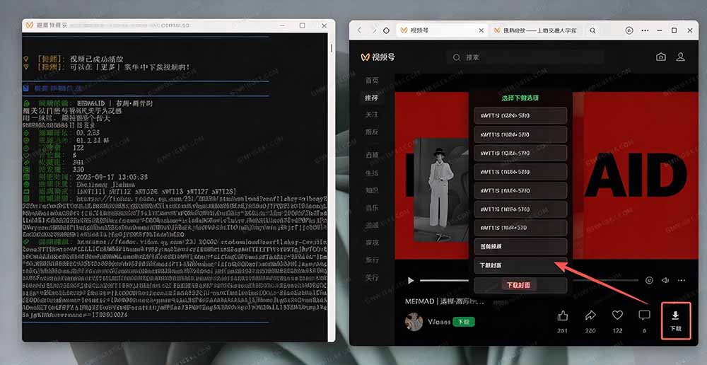 Github热门工具，视频号下载神器又来了！一键注入下载按钮，轻松下载，使用便捷 wx